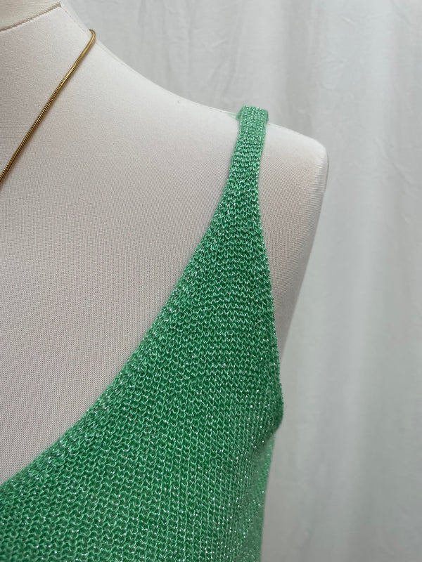 Glitter Top Rosa Green