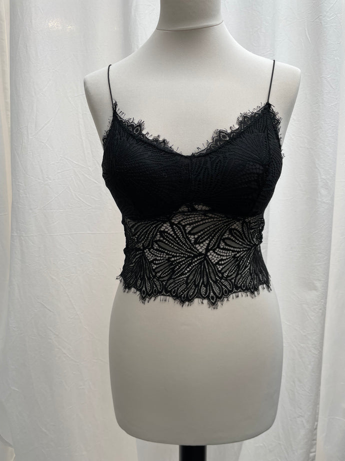 Lace Bralette Black