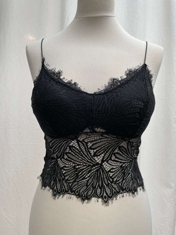 Lace Bralette Black