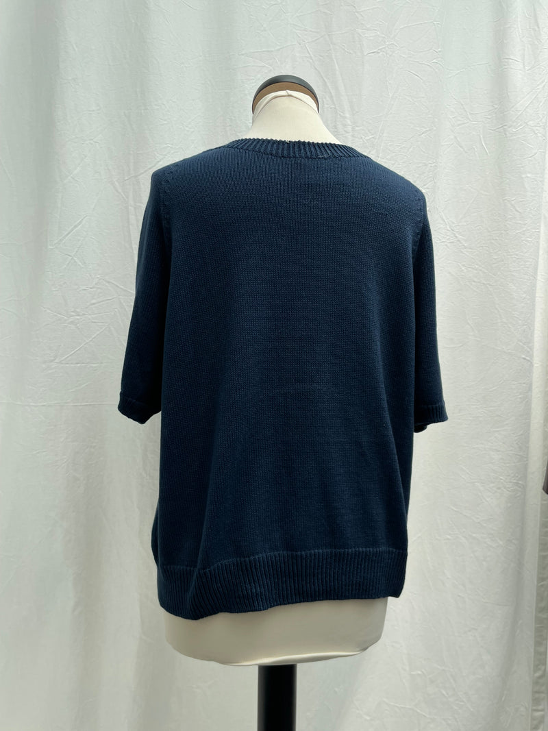 Shortsleeve Emma Navy Blue