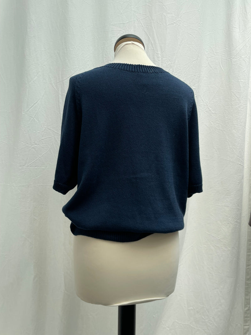 Shortsleeve Emma Navy Blue