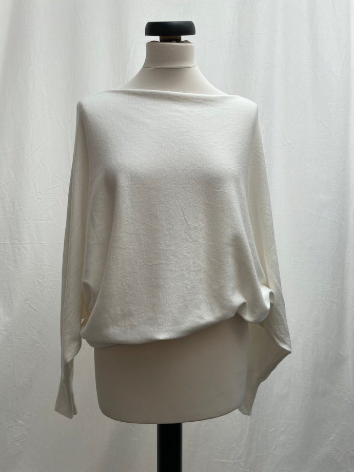 Bat Sweater Mila White