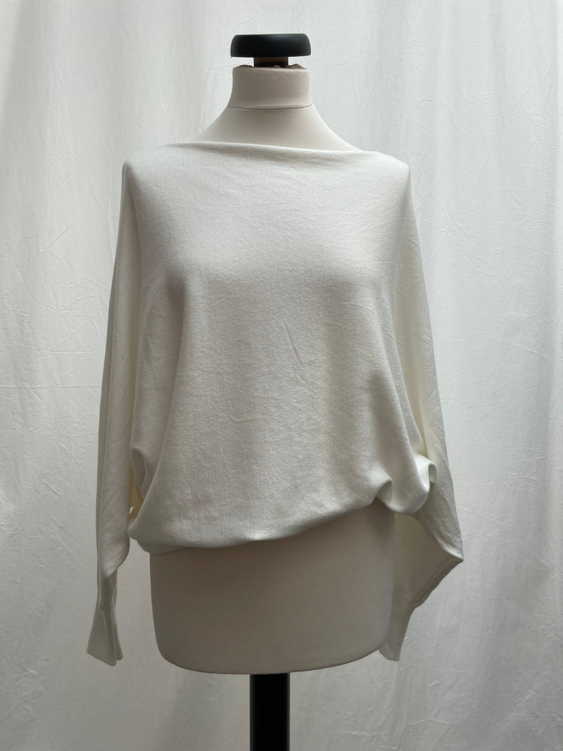 Bat Sweater Mila White