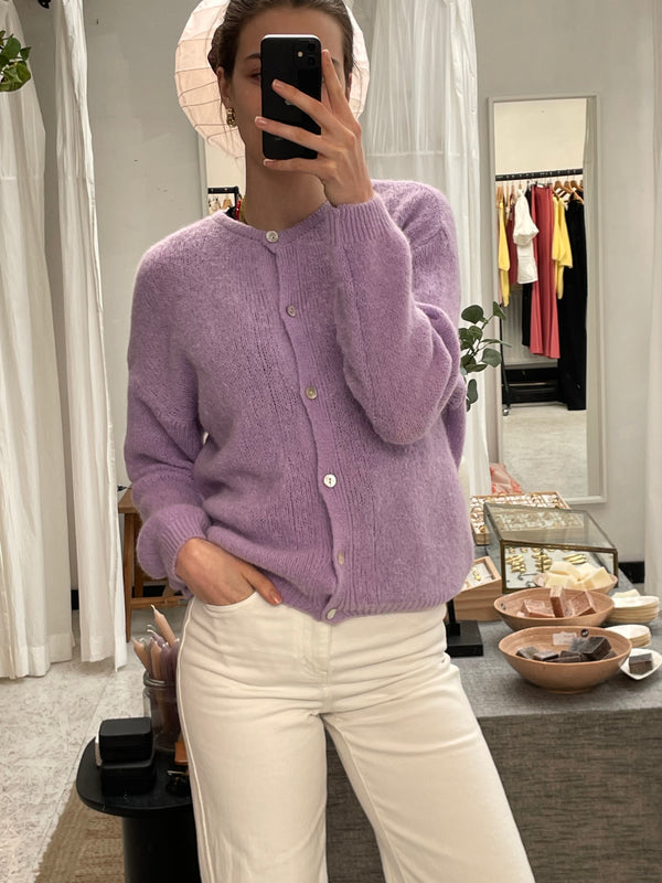 Cardigan Ally Lilac