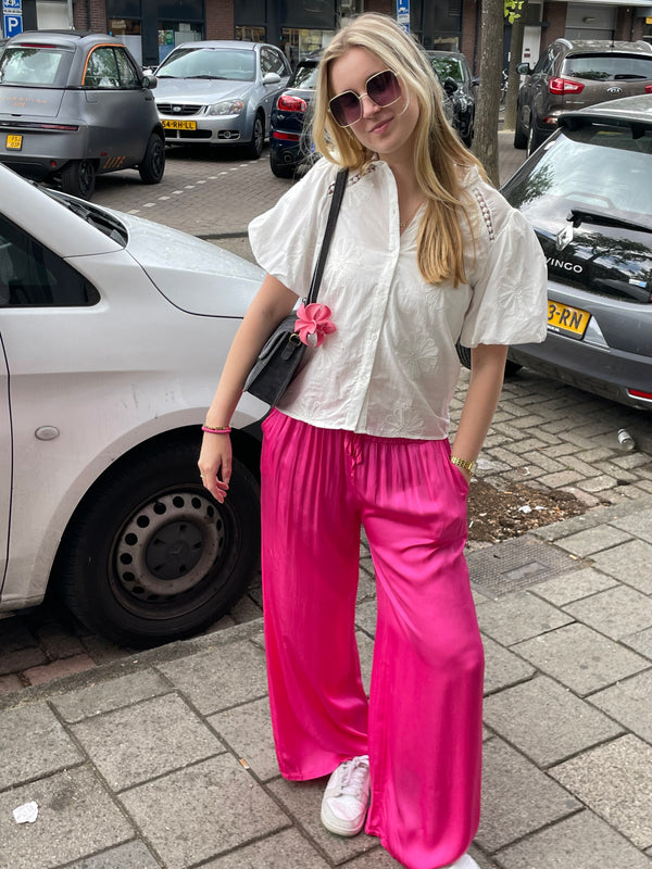 Satin Pants Libby Pink