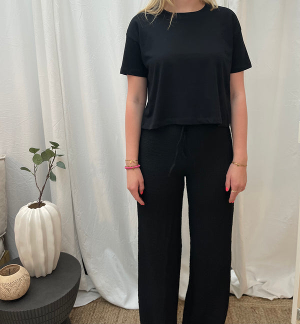 Boxy Tee Black
