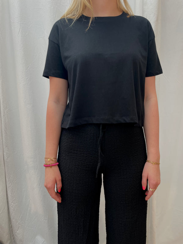 Boxy Tee Black