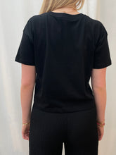 Afbeelding in Gallery-weergave laden, Boxy Tee Black
