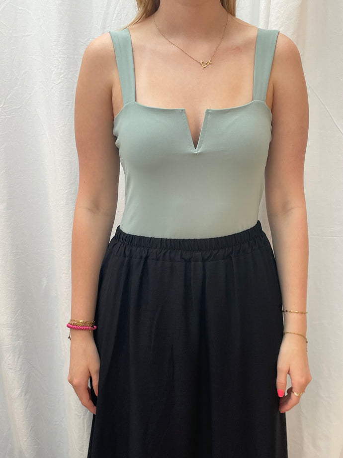Square Neck Body Black