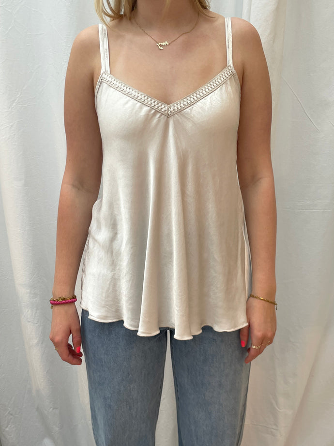 Satin Top White