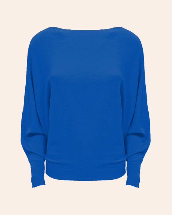 Bat Sweater Mila Kobalt