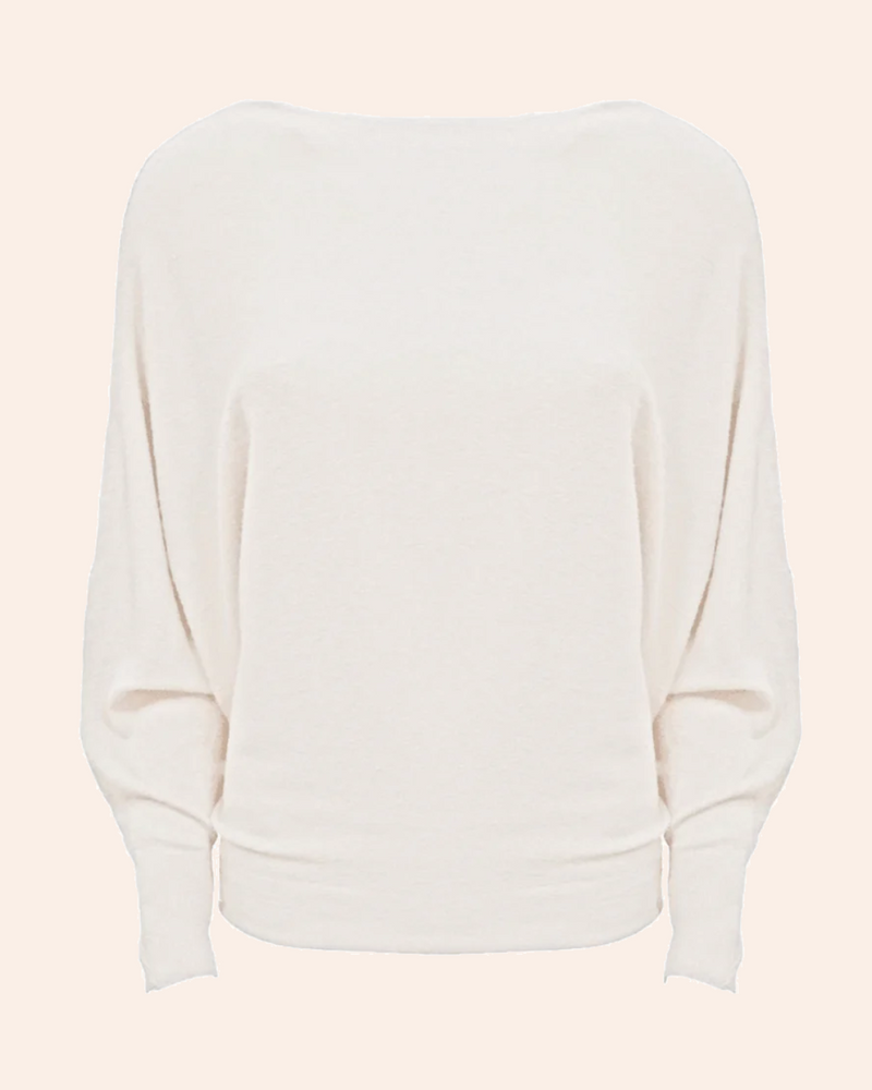 Bat Sweater Mila White