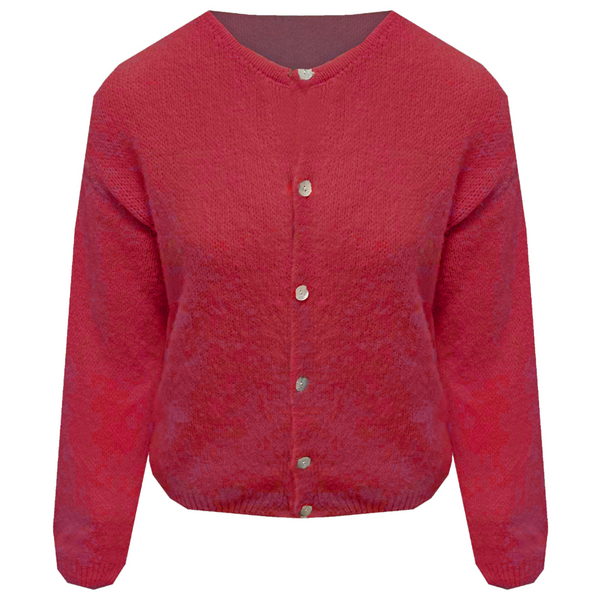 Cardigan Ally Deep Red