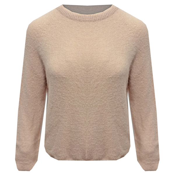 Alpaca Knit Patty Beige