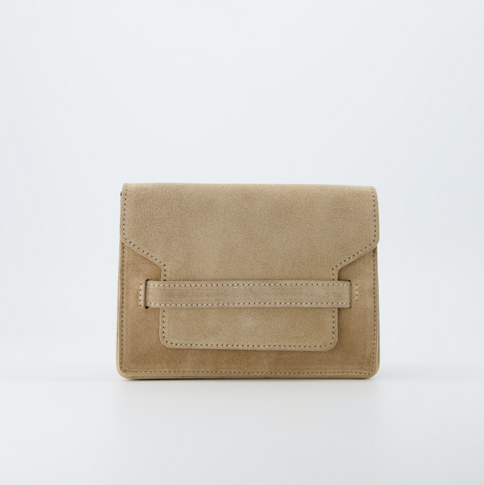 Crossbodybag Janice Suede Beige