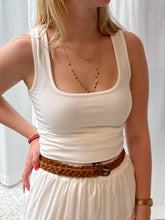 Load image into Gallery viewer, Square Neck Top in White
