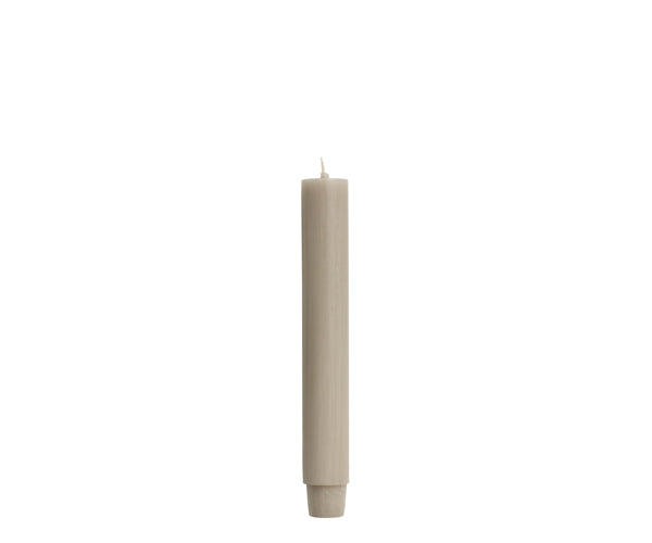 Dinnercandle 2,6x18cm - Linnengrey