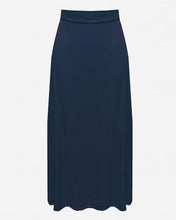 Load image into Gallery viewer, 3/4 satin skirt Molly Darkblue
