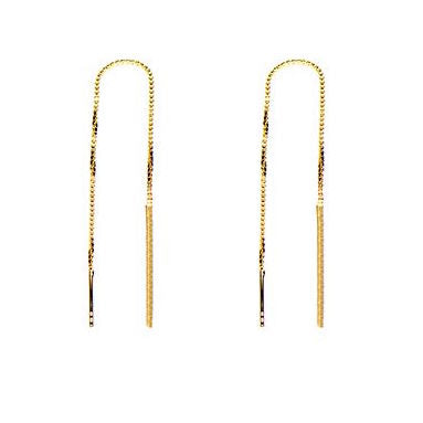 Earring Treader Bar - Gold